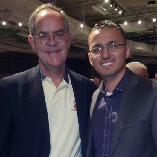 Photo: Cesar Bautista has lived in Tennessee since he was 8 years old and now joins other immigrants in advocating for in-state tuition. (Pictured here with Congressman Jim Cooper who has spoken out in support of immigration reform. (5th District-D). Photo credit: Bautista