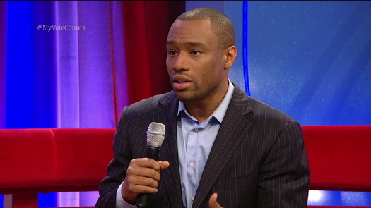 PHOTO: Professor, author, and cultural critic Marc Lamont Hill will deliver the keynote address tomorrow in a celebration of Black History Month on the UW-Madison campus. The award-winning activist, journalist and TV host will talk about what he observed in Ferguson, Mo., several months ago. Photo credit: BET.