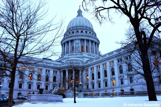 PHOTO: As was the case four years ago during the passage of Act 10, the Wisconsin State Capitol in Madison is expected to be the scene of protests this week as labor interests organize demonstrations opposing fast-tracked 