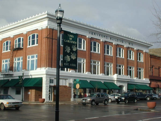 PHOTO: Lakeview is the county seat of Lake County, one of Oregon's least populated areas. Internet service is provided here by small broadband businesses, as the media giants haven't seen it as profitable. Photo courtesy Lake Co. Chamber of Commerce.
