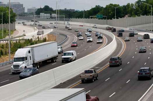 PHOTO: The federal government is reviewing ways to maintain revenue for infrastructure improvements on freeways like I-40, which runs across the length of Tennessee from the Mississippi River to the Smoky Mountains. Photo courtesy: Tennessee Department of Transportation.