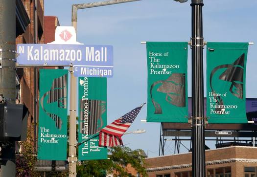 PHOTO: Organizers say the Kalamazoo Promise scholarship program has become a major selling point for the city, attracting businesses and giving residents another incentive to stay in the city. Photo courtesy of V. Washington.