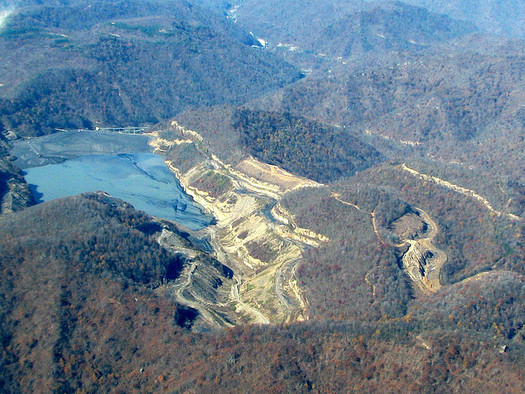 PHOTO: The state of West Virginia says it now will consider the findings of numerous studies that have linked mountaintop-removal mining to a large number of serious health problems. Photo credit: SouthWings/Vivian Stockman.