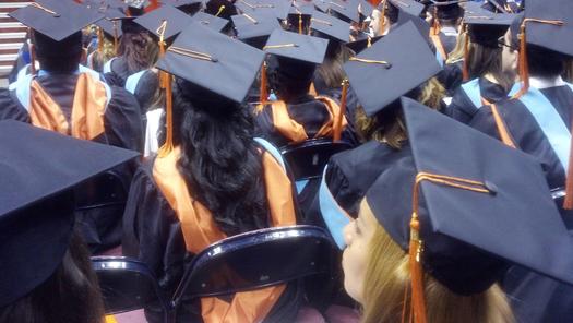 Photo: Female graduates may have a more difficult time finding a job post graduation. Photo credit: kconnors/morguefile.com