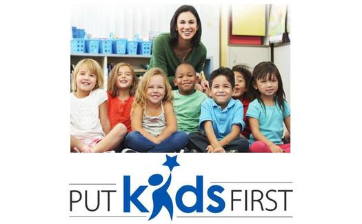 GRAPHIC: Virginia teachers and parents with the Put Kids First coalition are pressing for a full restoration of funding for public education. They say class sizes and other budget-related issues are hurting learning. Graphic courtesy of Put Kids First.