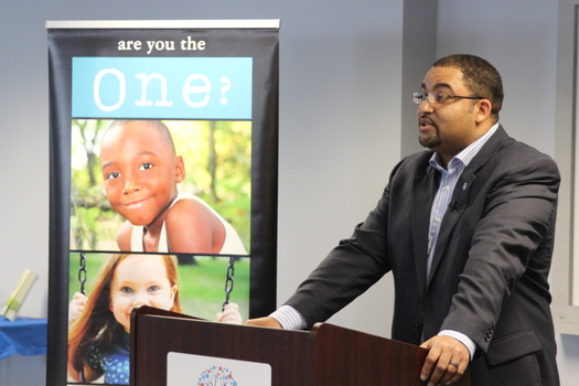 PHOTO: West Virginia child abuse survivors who have become public figures, including TV news anchor Greg Carter, are coming forward to talk about what happened to them. Photo credit: Will Laird/West Virginia Child Advocacy Network.