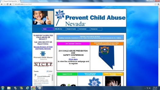 PHOTO: Reporting suspected child abuse and raising awareness of services available to help victims of abuse is the goal of a campaign underway in Utah and around the U.S. throughout the month of April. Photo courtesy of Prevent Child Abuse Nevada.