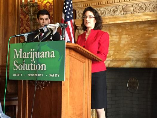 PHOTO: State Rep. Melissa Sargent (D-Madison) will once again introduce legislation to legalize medicinal and recreational marijuana use in Wisconsin, saying the most dangerous thing about marijuana is that it remains illegal in Wisconsin. Photo credit: Dylan Brogan
