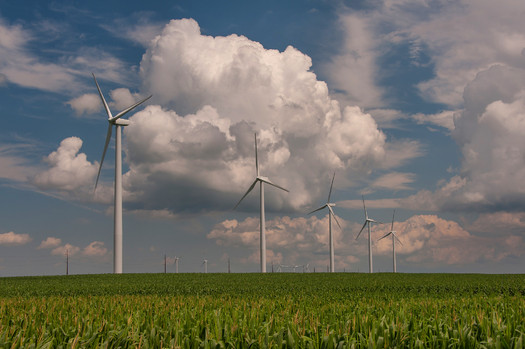 PHOTO: The wind energy industry employs around 6,000 Iowans, and electricity rates in the state are lower than the national average, according to a new report. Photo credit: Carl Wycoff/Flickr.