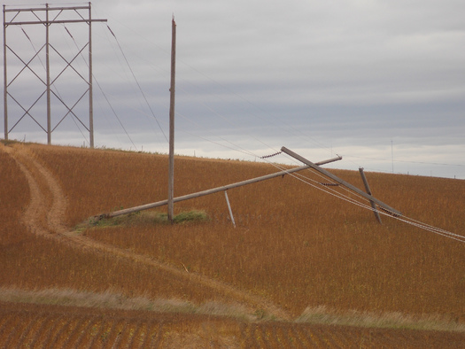 PHOTO: With an increasing number of Iowans impacted by energy transmission projects, new research points to key strategies for landowners in cases that may involve eminent domain. Photo credit: Western Area Power/Flickr.
