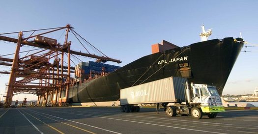 PHOTO: The cargo-shipping business is booming at the Port of Seattle, prompting some to ask why the port needs to open its Terminal 5 to a company that repairs oil rigs. Photo courtesy Port of Seattle.