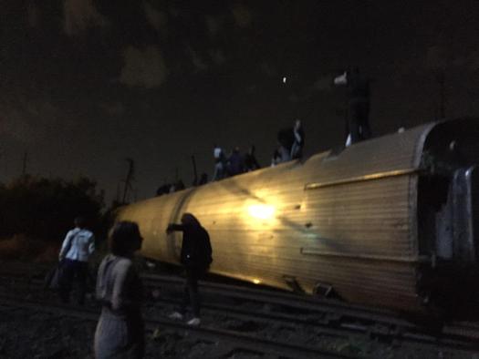 PHOTO: With the NTSB investigation of the fatal Amtrak train derailment under way, a commuter advocate says the accident could point to rail issues in other sections of the Northeast corridor. Photo credit: Patrick Murphy, a former congressman from Pennsylvania who was aboard the train.