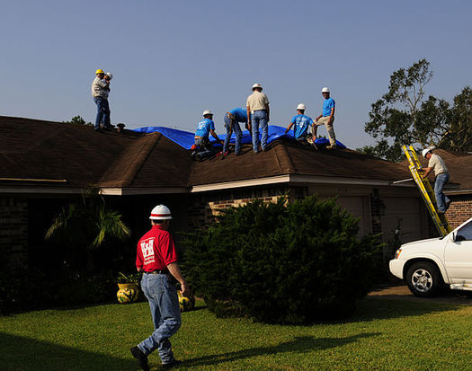 PHOTO: Critics of SB 1628 say consumers are being squeezed out in a legal fight between the insurance industry and trial lawyers over the payment of claims dealing with hail-damaged roofs and other storm-related losses. Image courtesy of Federal Emergency Management Agency.