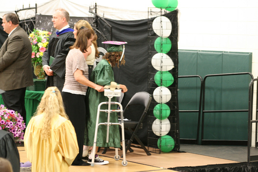PHOTO: About 73 percent of Iowa students with disabilities graduate on time, but that rate is still 20 percent lower than those students without disabilities. Photo credit: Bill and Vicki Tracey/Flickr.