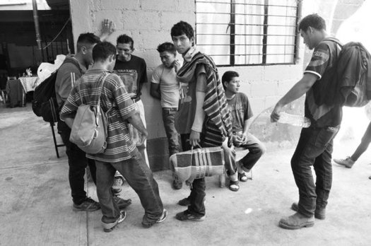 PHOTO: A crackdown by the Mexican government, under pressure from the U.S., is keeping the Central American refugees off a train they had been riding north. Now many are on foot, and therefore more vulnerable. Photo credit: Joseph Sorrentino.