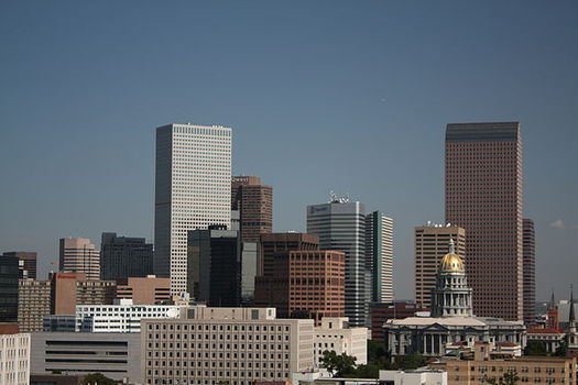 PHOTO: A new study finds more workers can't afford to live in Denver, and says Colorado needs less growth in low-paying jobs and more that pay enough for workers to make ends meet and contribute to the local economy. Photo credit: Anne Hornyak/Wikimedia Commons.