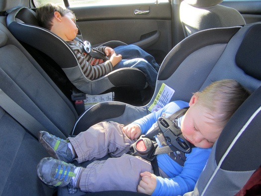 A reminder to parents in Iowa and nationwide to never leave children inside a vehicle unattended due to the risks of heat stroke and death. Credit: Ryan Dickey/Flickr.