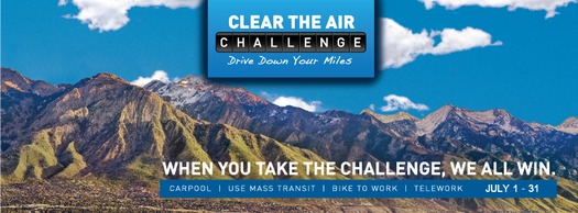 GRAPHIC: To help improve the state's air quality, thousands of Utah residents are expected to drive less this month as part of the annual Clear the Air Challenge. Graphic courtesy Salt Lake Chamber.