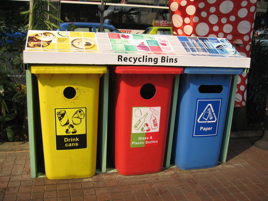 The business aspect of recycling is subject to the ups and downs of the global marketplace, says the president of Associated Recyclers of Wisconsin. Credit: Wikimedia Commons