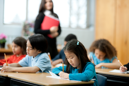Public school students will likely be taking fewer standardized tests if Congress passes a bill now under consideration. Credit: U.S. Department of Energy.