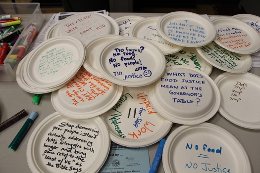 PHOTO: Advocates say the state of New Mexico's effort to expand work requirements under the Supplemental Nutrition Assistance Program (SNAP) could end benefits for tens of thousands of people. Photo courtesy of the Southwest Organizing Project.