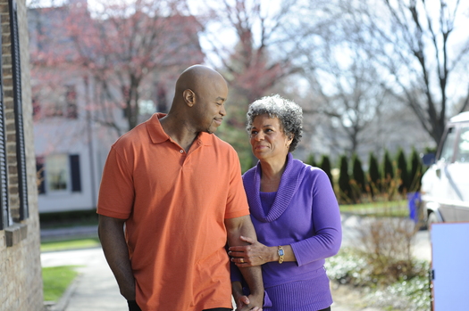 AARP's Public Policy Institute estimates the national value of unpaid family care for loved ones rivals the $469 billion annual sales of the four major tech companies combined. Credit: Chris Kirzeder/Alzheimer's Association.