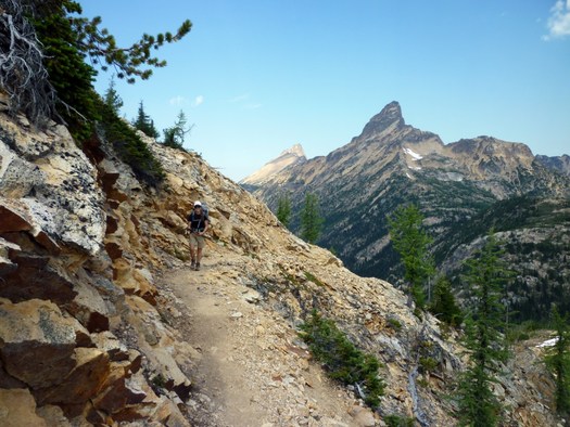 One of the proposed helicopter landing sites for military training, which has drawn criticism from some quarters, is located within two miles of the Pacific Crest Trail. Credit: Mark Wolf-Armstrong.