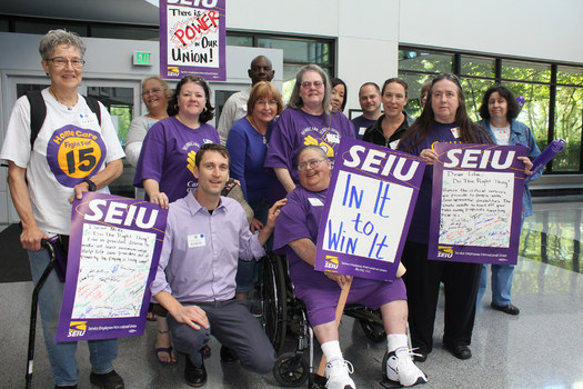 The combined voices of more than 20,000 SEIU home care workers in Oregon have caught the attention of the conservative Freedom Foundation, a group that has launched an anti-union ad campaign and, this week, sued SEIU Local 503 and several state department heads. Courtesy: SEIU Local 503.
