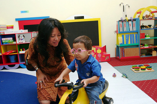 Many parents of non-English-speaking children don't know they are entitled to translation services. Credit: Aryo T. Handono/USAID