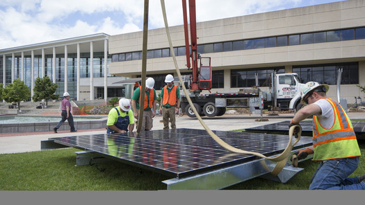 Sustainable practices are both implemented and taught at Missouri State University, which now offers a minor in the field. Credit: MSU Office of Communications.