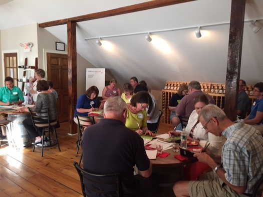 Granite Staters in a Life Reimagined Check-up at the Sweet Baby Vineyard in August. Check-ups are being offered in Manchester and Concord in September. Credit: AARP-NH