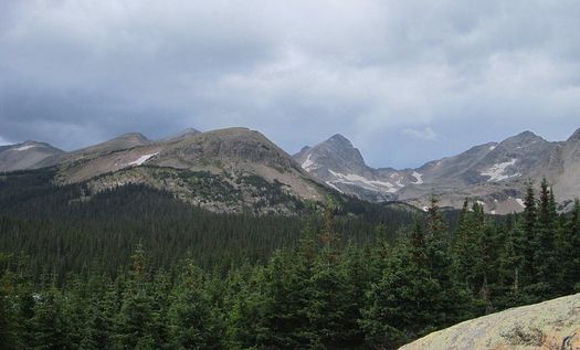 India Peaks Wilderness, in Colorado's front range. Credit: Hogs555/Wikimedia Commons.