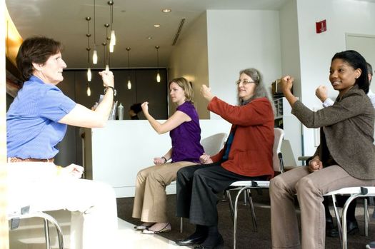 Tai chi is recommended as an ideal exercise for seniors to help prevent falls. Credit: Amanda Mills, USCDCP, Public Domain Images