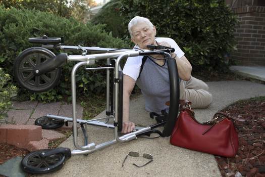 Falls are the leading cause of fatal and non-fatal injuries for older Americans. Credit: Imagesbybarbara