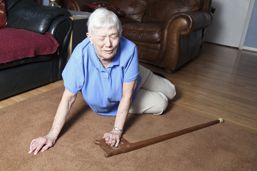 Falls are the leading cause of fatal and non-fatal injuries for older Americans. Credit: Imagesbybarbara