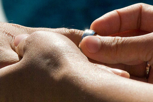 A same-sex couple says they were denied access to an Illinois facility for a civil-union ceremony. Credit: earl53/Morguefile