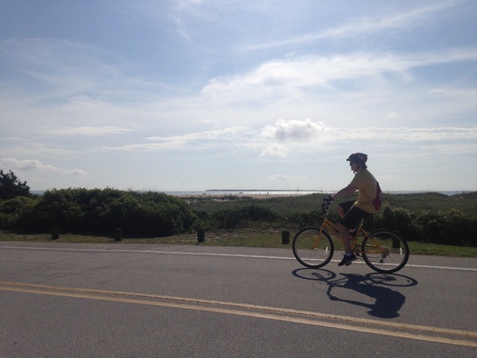 Hundreds of cyclists of all skill levels will ride on Saturday to raise money for the North Carolina Coastal Federation's ongoing restoration and education projects. Courtesy: Sam Bland/N.C. Coastal Federation.