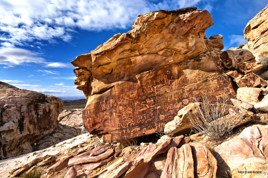 Nevada tribal members and outdoor recreation advocates are in Washington this week to press for Gold Butte National Monument. Credit: Kurt Kuznicki