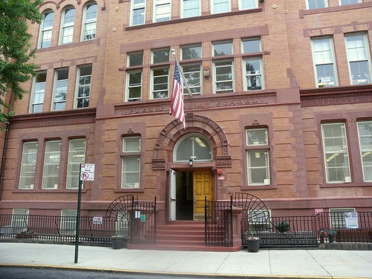 Police serve as safety officers in New York City public schools. Credit: Jim.henderson/Wikimedia Commons