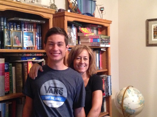 Julie Ostrovsky says her 17-year-old son Mitchell has benefited from applied behavior analysis treatment for autism. Courtesy: Samantha Ostrovsky