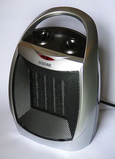 Space heaters account for 25,000 fires and 300 deaths nationwide each year. Credit: Benchill/WikimediaCommons