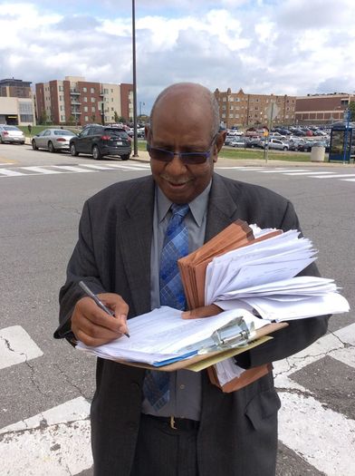 Home care workers are hitting the streets to gather signatures for a petition to increase their wages. Credit: Missouri Home Care Union