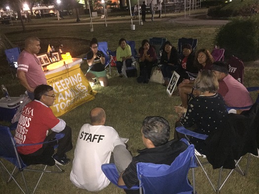 Immigration advocates are fasting in New Orleans over court delays to DACA/DAPA. Credit: Fair Immigrant Rights Coalition