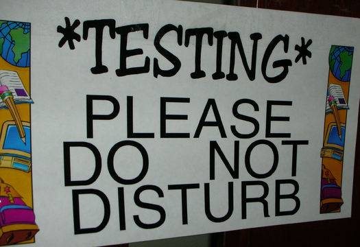 According to a new survey, 95 percent of Oregon educators say standardized testing takes up far too much school time. Credit: Taliesin/Morguefile.