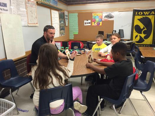 Matt Brem is a fifth-grade teacher at Pierce Elementary School in Cedar Rapids. Courtesy: Iowa State Education Association