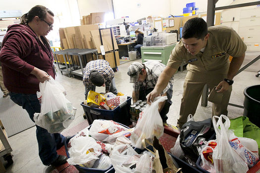 As the number of working poor grows, soup kitchens and food pantries can't keep up. Credit: Greg Vojtko/Wikimedia Commons