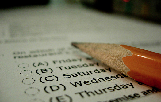 Standardized tests in New York schools will be made shorter, but that's only one of the concerns about the testing. (Ryan McGilchrist/flickr)