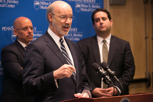 Gov. Tom Wolf announced Pennsylvanias Medicaid expansion population has exceeded 500,000. ( Office of Gov. Wolf/flickr)