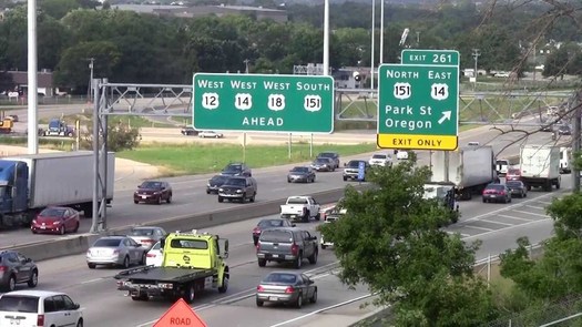 State Rep. Melissa Sargent says the way Wisconsin funds transportation and road building, such as the major reconstruction on the Beltline in Madison, is unsustainable and the state needs a permanent solution. (WI Dept. of Transportation)