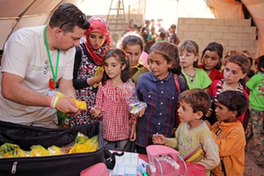 Local groups are welcoming refugees to Indiana. (Karam Foundation)